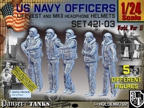 1/24 USN Officers Kapok Set421-03 in White Natural Versatile Plastic