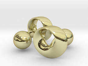 Möbius Cufflinks in 18K Gold Plated