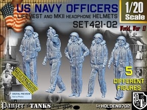 1/20 USN Officers Kapok Set421-02 in White Natural Versatile Plastic