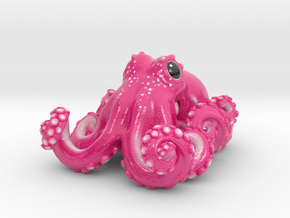 Deep sea octopus (Graneledone boreopacifica) in Glossy Full Color Sandstone: Small