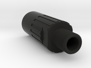 ASG CZ EVO III 1 Piece Thread Adaptor (18mm to 14m in Black Natural Versatile Plastic
