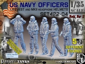 1/35 USN Officers Kapok Set422-04 in Tan Fine Detail Plastic