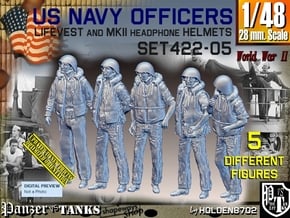 1/48 USN Officers Kapok Set422-05 in Tan Fine Detail Plastic