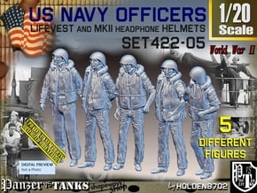 1/20 USN Officers Kapok Set422-05 in White Natural Versatile Plastic
