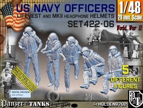 1/48 USN Officers Kapok Set422-06 in Tan Fine Detail Plastic