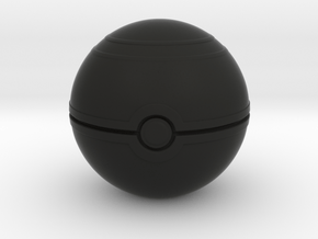 Pokemon Luxury Ball 2" desk decoration in Black Natural Versatile Plastic