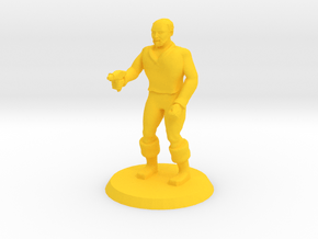 Space Officer 4 in Yellow Processed Versatile Plastic