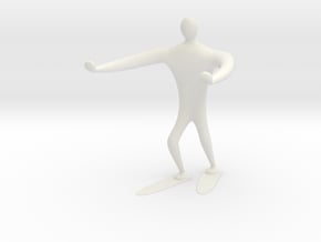 Blind walk statue in White Natural Versatile Plastic: 6mm