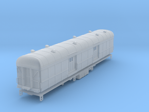N-scale (1/160) PRR B60b Baggage Car Square Window in Smooth Fine Detail Plastic