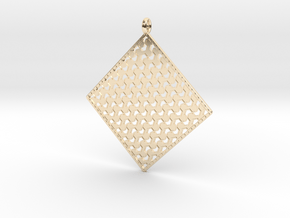 Pendant Pattern  in 14k Gold Plated Brass