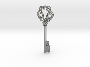 Key of Granada in Natural Silver