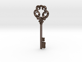 Key of Granada in Polished Bronze Steel