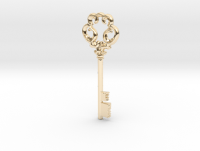 Key of Granada in 14k Gold Plated Brass