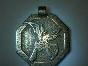 Scyther Pendant in White Natural Versatile Plastic