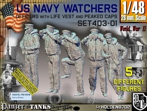 1/48 USN Watchers Set403-01 in Tan Fine Detail Plastic