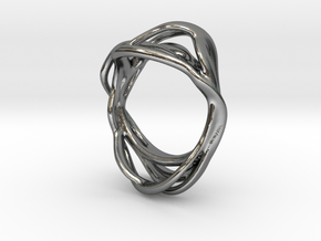 Intstnl_Band in Polished Silver: 6 / 51.5