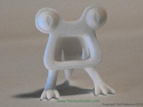 Horrible Monster Figurine in White Processed Versatile Plastic