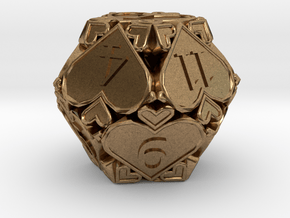 D12 Balanced - Hearts in Natural Brass