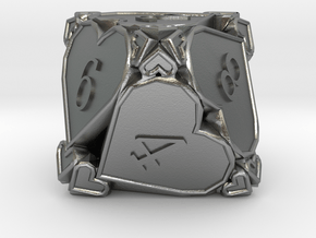 D8 Balanced - Hearts in Natural Silver