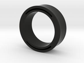 nfc ring 2 -size8 in Black Premium Versatile Plastic