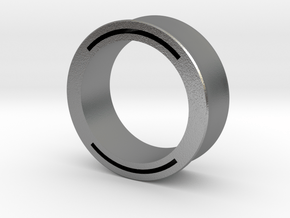 nfc ring 2 -size8 in Natural Silver