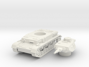 panzer IV F1 scale 1/87 in White Natural Versatile Plastic