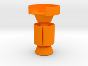 Belltower DB Drop Bar End Mount for Spurcycle Bell in Orange Processed Versatile Plastic