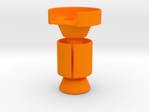 Belltower DB Drop Bar End Mount for Spurcycle Bell in Orange Processed Versatile Plastic