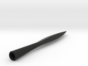 Medieval Armor Piercing Long Blade in Black Natural Versatile Plastic