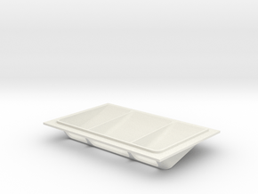 Hood Vent / Style 1 in White Natural Versatile Plastic