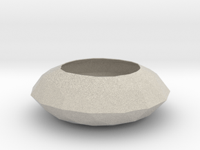 Diamond Bowl in Natural Sandstone