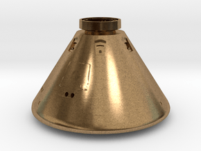 Orion Space Capsule in Natural Brass