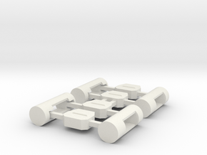 MiSTer Case Universal v5.x ButtonsKit in White Premium Versatile Plastic