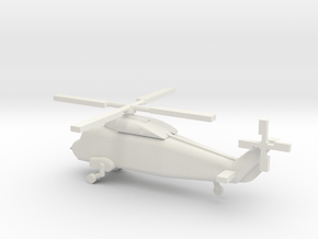 1/192 Scale UH-2 Sea Sprite in White Natural Versatile Plastic