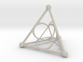 Nested Tetrahedron in Natural Sandstone