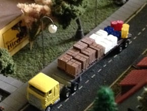 Box Car Loads in Tan Fine Detail Plastic