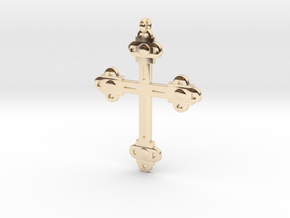 Holy Cross Pendant in 14K Yellow Gold