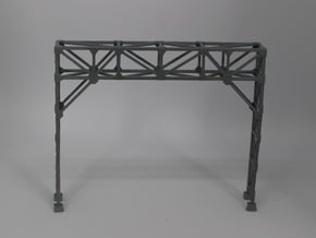 N Scale Signal Gantry 2 Tracks in Tan Fine Detail Plastic