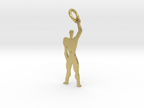 Modulos_5cm in Natural Brass