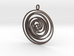 Time in Polished Bronzed Silver Steel