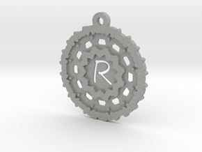 Magic Letter R Pendant in Aluminum