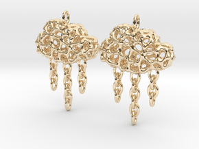 Rainy Earrings in 14k Gold Plated Brass