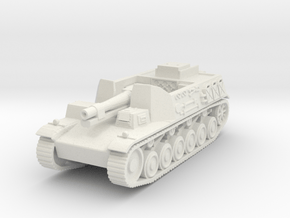 sturmpanzer II scale 1/87 in White Natural Versatile Plastic