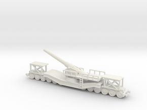 cannon de 240 1/100 railway artillery ww1  in White Natural Versatile Plastic