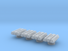 1/270 Missile Packs (4) in Smooth Fine Detail Plastic