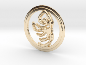 Beast's Embrace Rune in 14k Gold Plated Brass