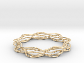 braid_02 in 14k Gold Plated Brass