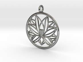 Creator Pendant in Polished Silver