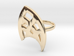 Petal Ring in 14k Gold Plated Brass