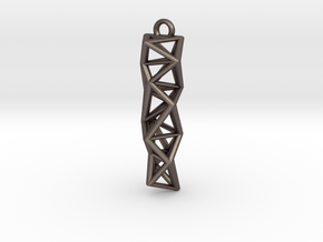 Structure I  in Polished Bronzed Silver Steel